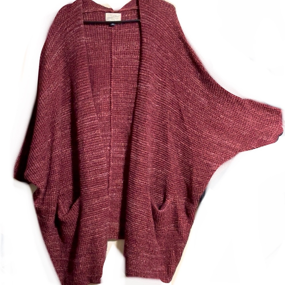 Universal Thread Red Cocoon Sweater - image 2